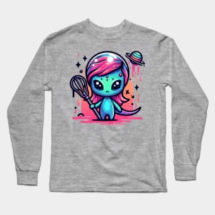 Mystical Martian Cute Long Sleeve T-Shirt